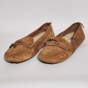 UGG Women's Tan Suede Moccasins